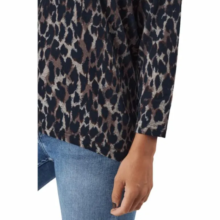 Onlelcos 4/5 Aop Top Jrs Noos Taupe Gray