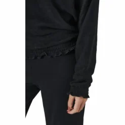 Onljenka L/s O-neck Smock Top Black