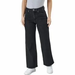 Onljuicy Hw Wide Leg Rea244 No Black Denim