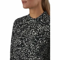 Onlnew Mallory L/s Blouse Aop Whitecap Gray