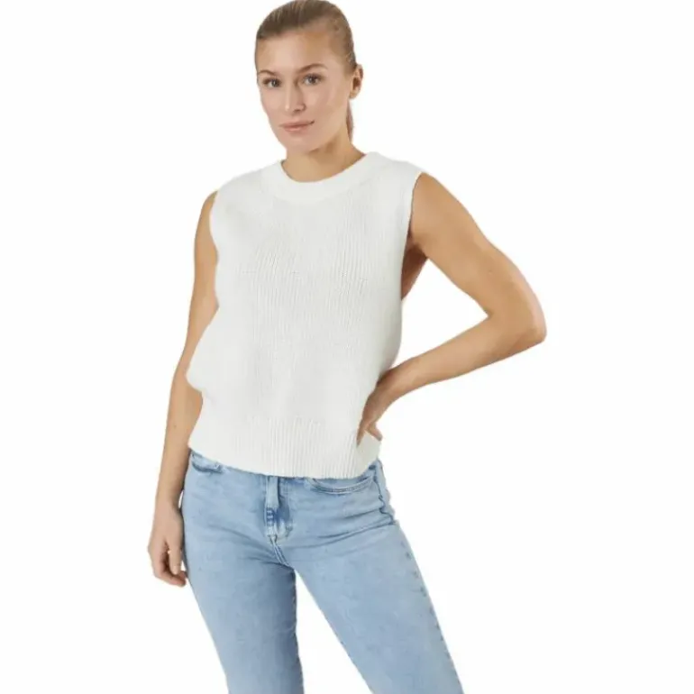 Onlparis Life Vest Knt Tofu
