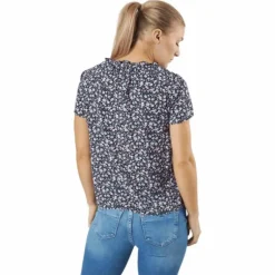Onlsonja Life S/s V-neck Top N Night Sky