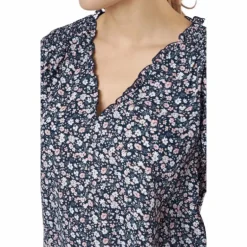 Onlsonja Life S/s V-neck Top N Night Sky