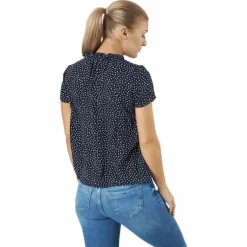 Onlsonja Life S/s V-neck Top P Night Sky