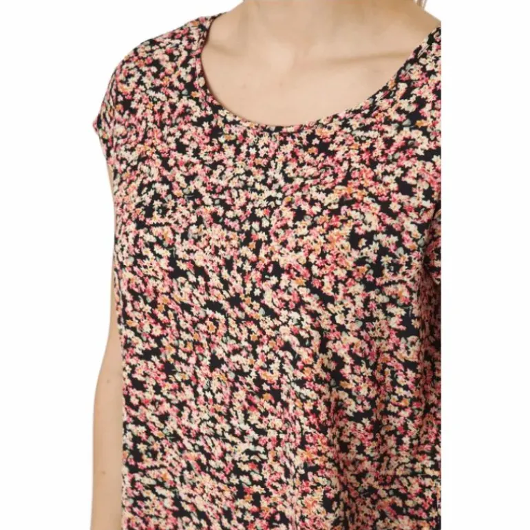 Onlvic Ss Aop Top Ptm Black