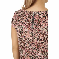 Onlvic Ss Aop Top Ptm Black