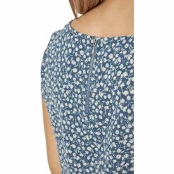 Onlvic Ss Aop Top Ptm Blue Mirage