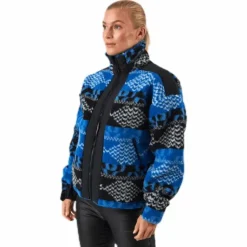 Original Pile Zip Jacket AW Patterned