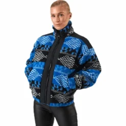 Original Pile Zip Jacket AW Patterned