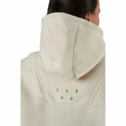 Oversized Zip Hood Light Sand