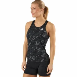 Own the Run Camo Running Tank Top Black