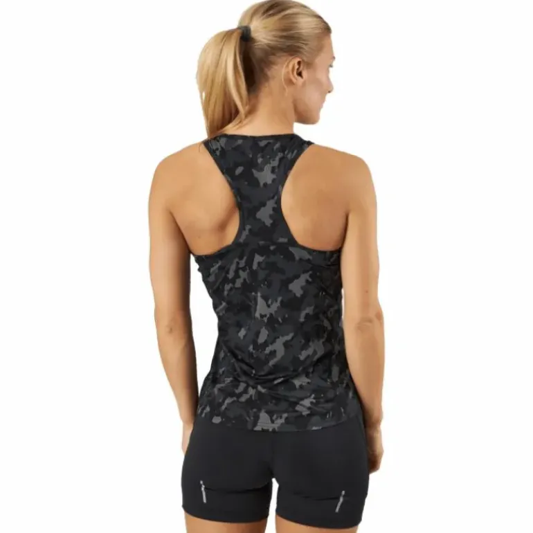 Own the Run Camo Running Tank Top Black