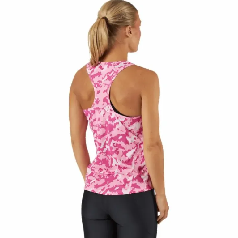 Own the Run Camo Running Tank Top Clear Pink