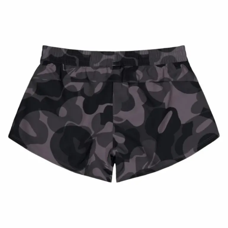Pacer Train Essentials Floral-Print Woven Shorts Black