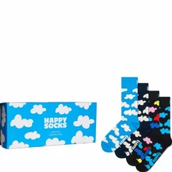 4-pack Cloudy Socks Gift Set Light Blue