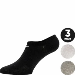 3-pack Everyday Lightweight No Show Patterned