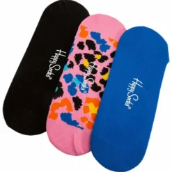 3-Pack Multi Leo Liner Sock Pink