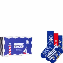 3-pack Smooth Sailing Socks Gi Blue