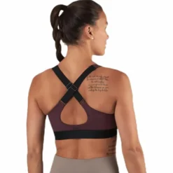 Padded Crossback Bra Purple
