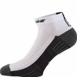 Padel Quarter Socks White Black