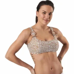 Paradise Cove Crop Top Gold