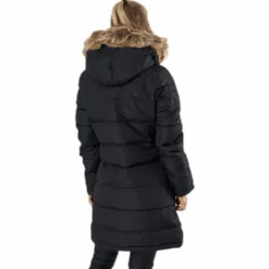 Paranaque Long Down Parka Jacket Black