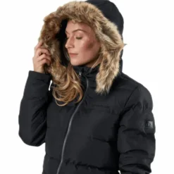 Paranaque Long Down Parka Jacket Black