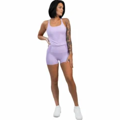 Pastel Paradise Shorts Lilac