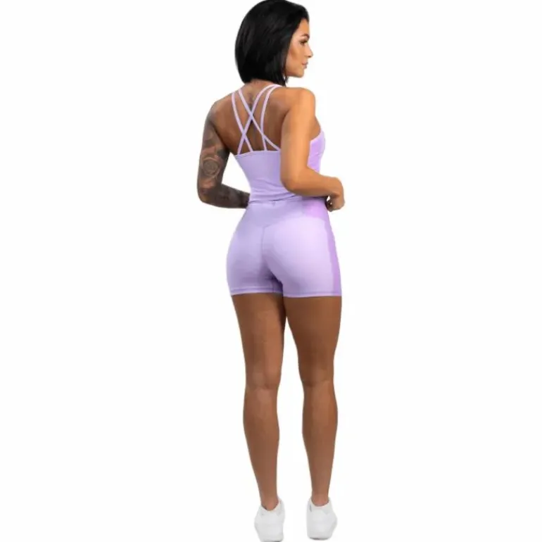 Pastel Paradise Shorts Lilac