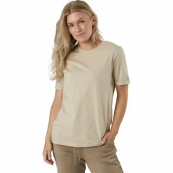 Pcria Ss Fold Up Solid Tee Noo White Pepper