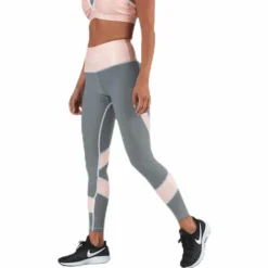Peach Swirl Leggings Grey