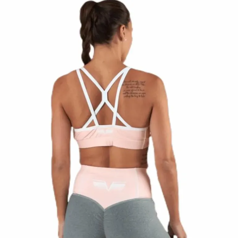 Peach Swirl Sports Bra Orange