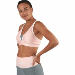 Peach Swirl Sports Bra Orange