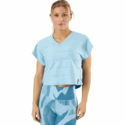 Perforated T-Shirt Blue Pearl