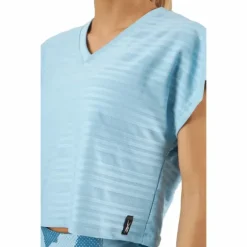 Perforated T-Shirt Blue Pearl