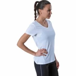 Performance Athl V-Neck Ss Tee White