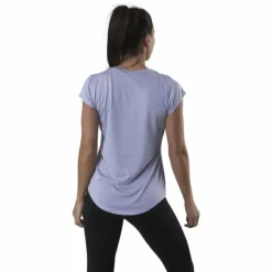 Performance Heather Cat Tee Purple