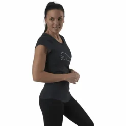 Performance Heather Cat Tee Grey