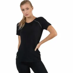 Performance Run Ss Tee Black