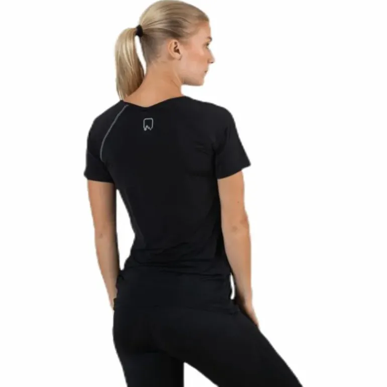 Performance Run Ss Tee Black