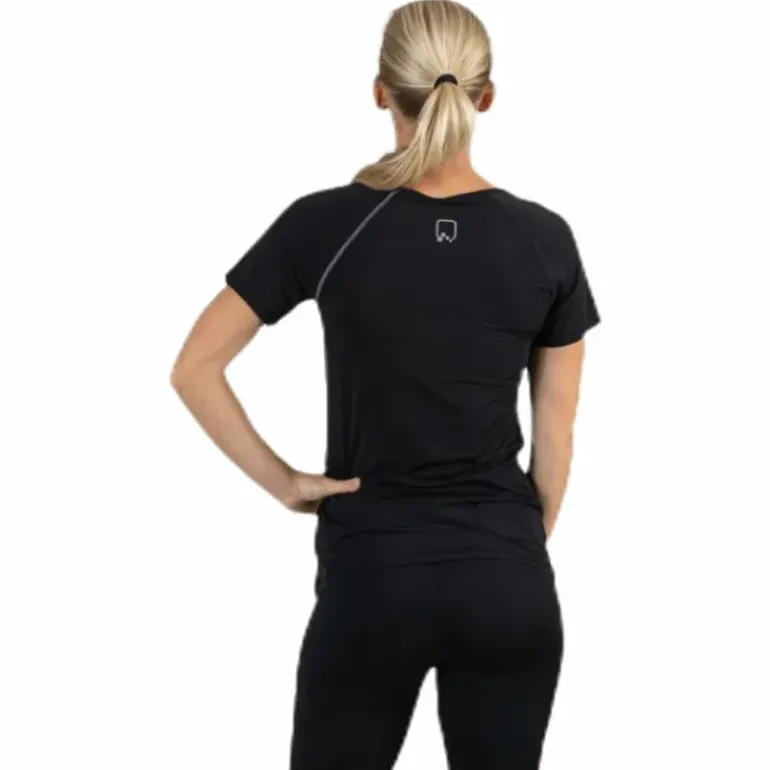 Performance Run Ss Tee Black