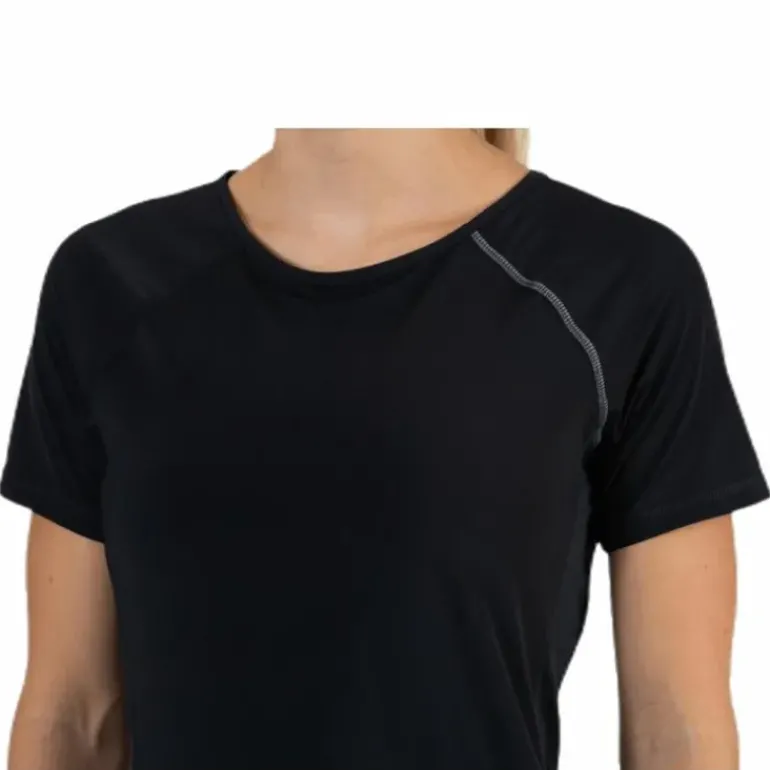 Performance Run Ss Tee Black