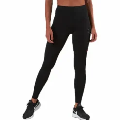 Performance Run Brushed Tights Black