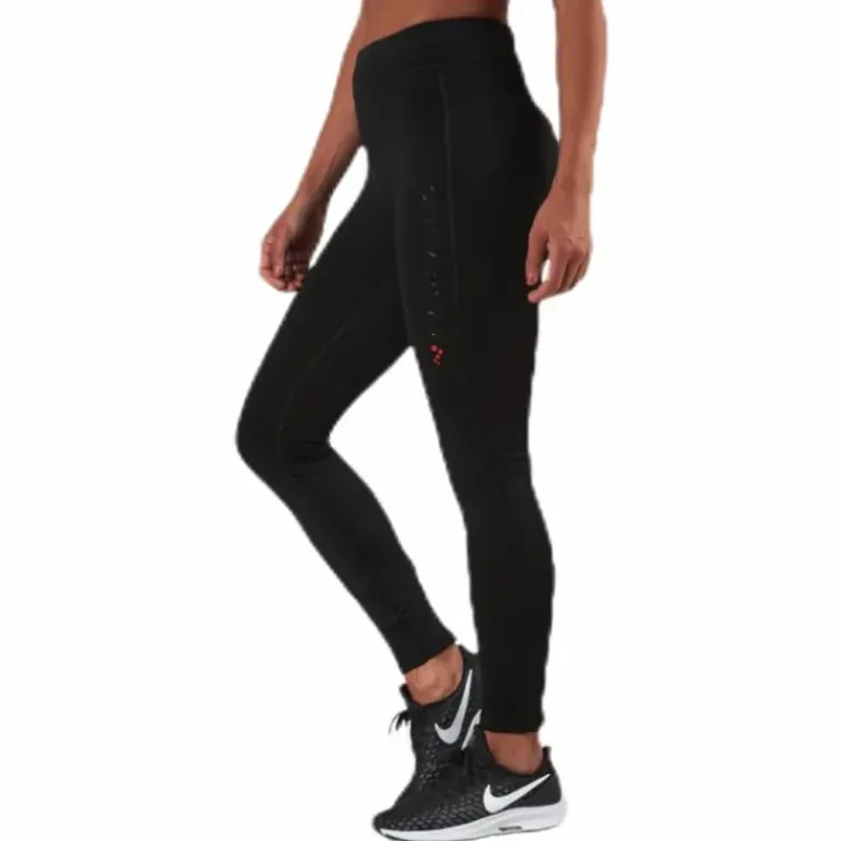 Performance Run Brushed Tights Black