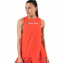 Performance Tank Top Logo Orange