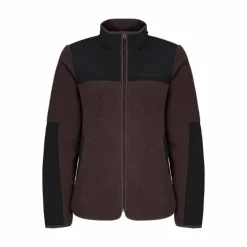 Phoebe Pile Jacket Seal Brown