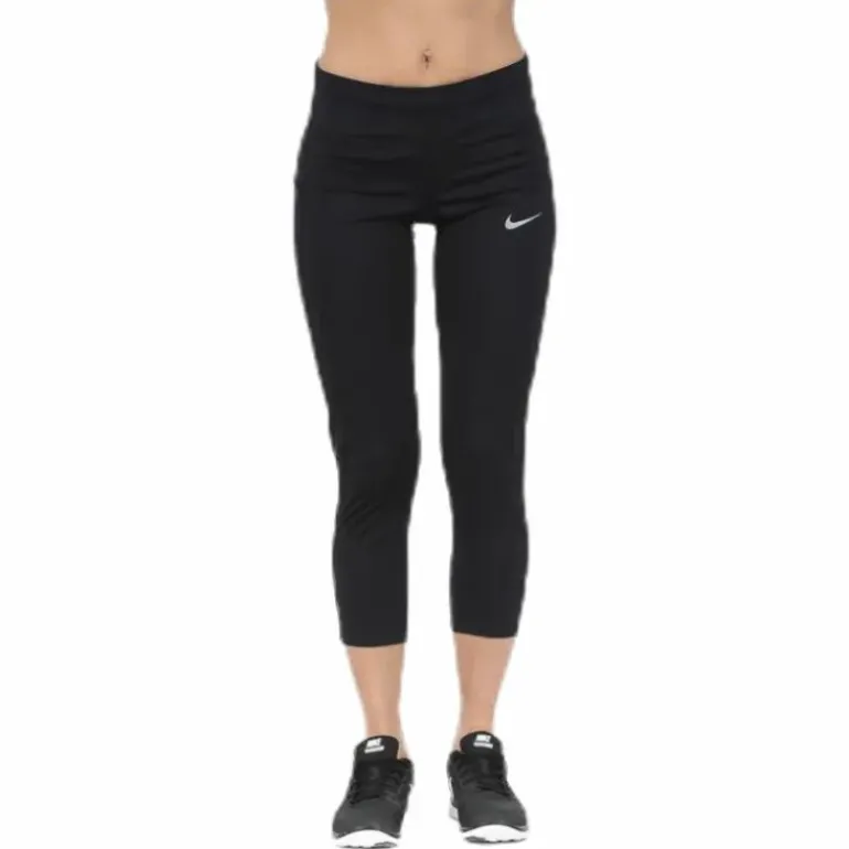Power Racer Crop Black