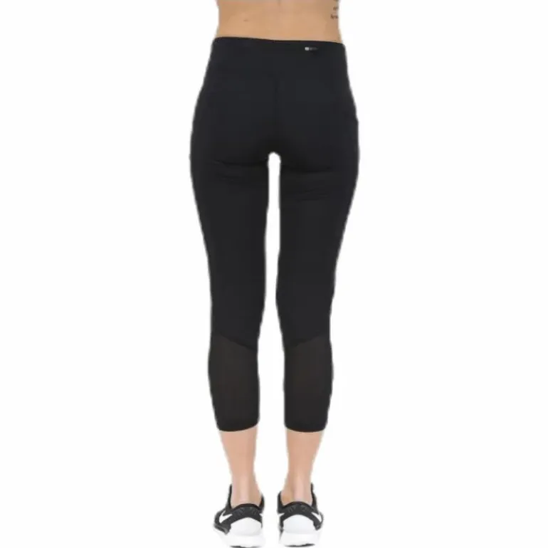 Power Racer Crop Black