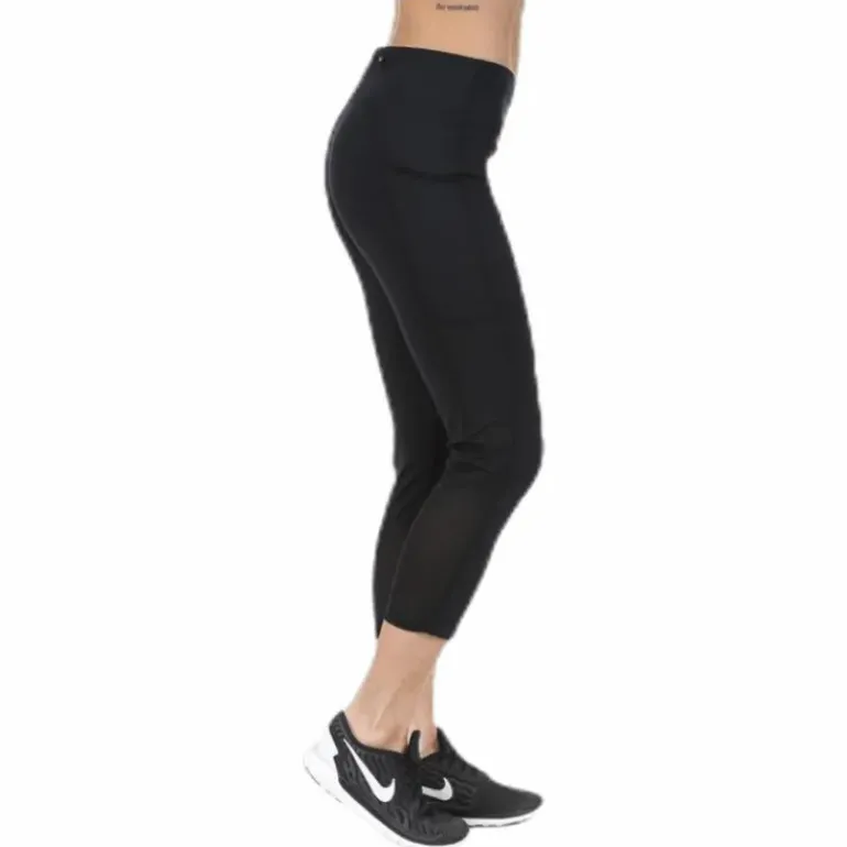 Power Racer Crop Black