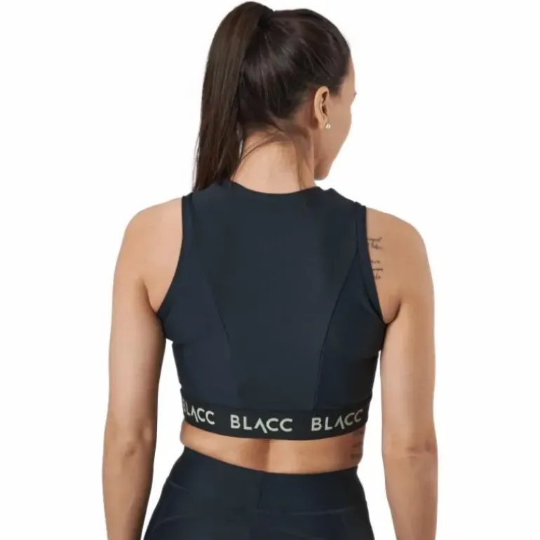 Power X Crop Top Black